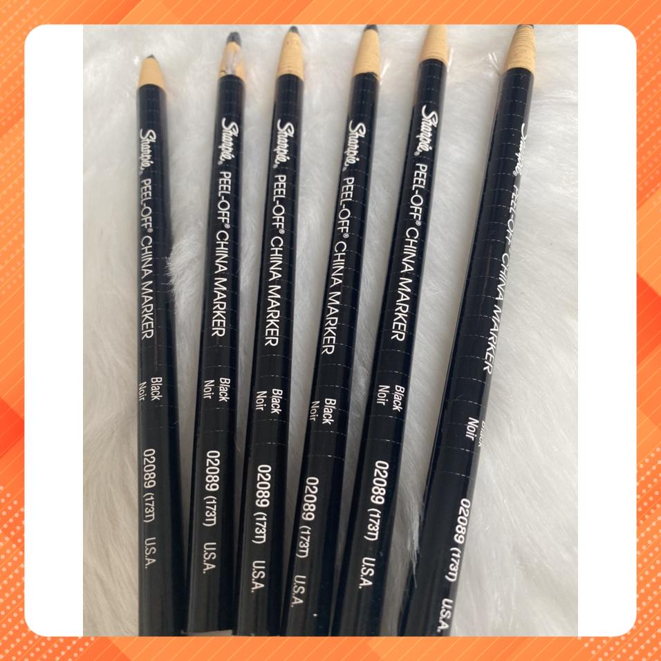 Chì đá Sharpie  đen, đỏ , trắng vẽ chân mày, chì phẩy sợi chân mày, vẽ khung môi phun xăm thẩm mỹ