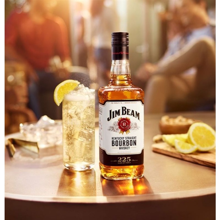 Vỏ chai rượu thủy tinh Jim Beam xuất xứ Pháp loại 700ml rất đẹp.