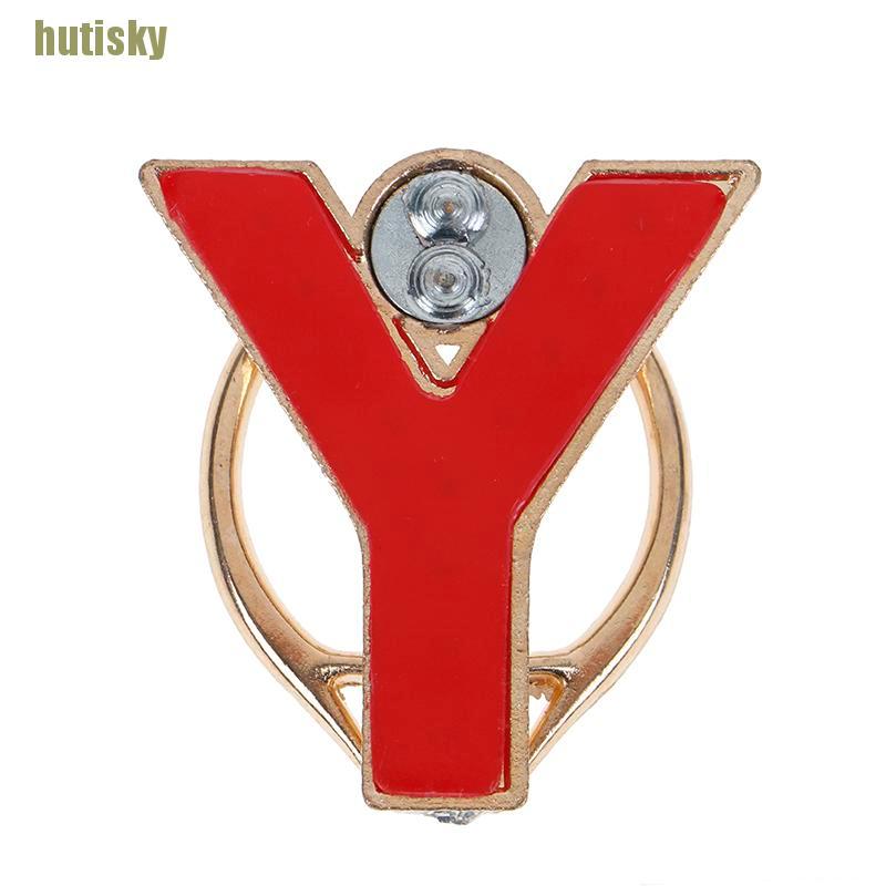 hutisky Diamond metal letter finger ring smartphone stand holder mobile phone holder CDH