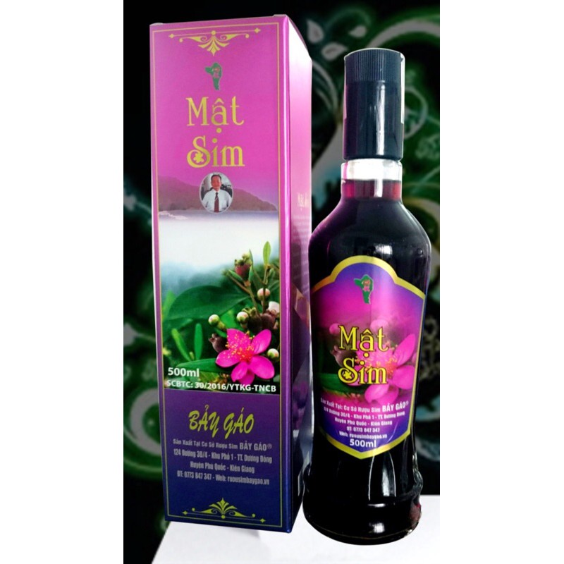 MẬT SIM BẢY GÁO PHÚ QUỐC (chai thuỷ tinh 500ml)