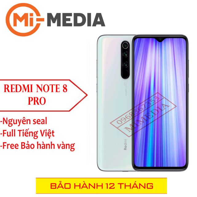 Điện thoại Xiaomi note 8pro nhập khẩu chính hãng