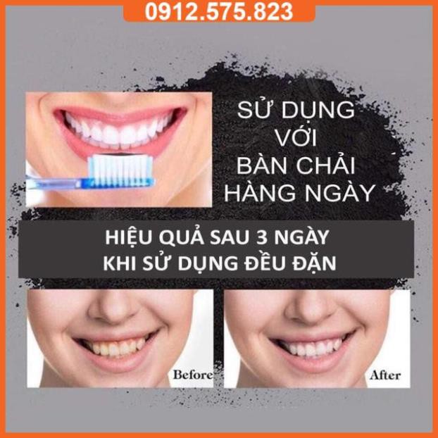 [TẶNG BÀN CHẢI] Tẩy trắng răng, làm trắng răng bằng than hoạt tính My Smile - 100% từ thiên nhiên