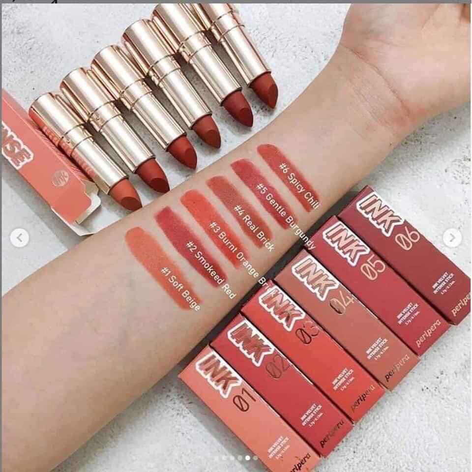 Son sáp lì ink Hàn Quốc