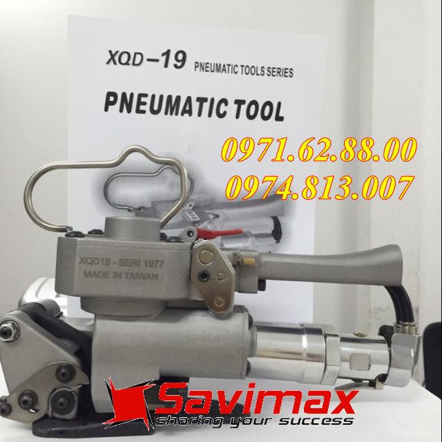 Máy đóng đai nhựa khí nén hàn nhiệt Savimax XQD-19