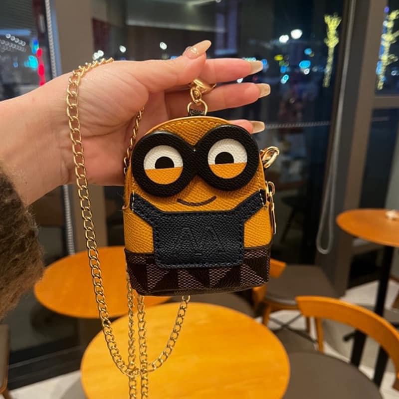 Túi xách nữ minion đeo chéo có hộp dễ thương hàng Quảng Châu - cocochang