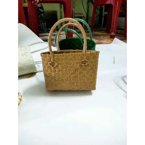 Giỏ xách đan tay mini