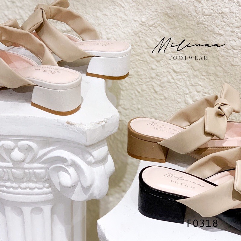 GIÀY SỤC BỐN PHÂN PHỐI QUAI CỘT NƠ F0318 | BigBuy360 - bigbuy360.vn