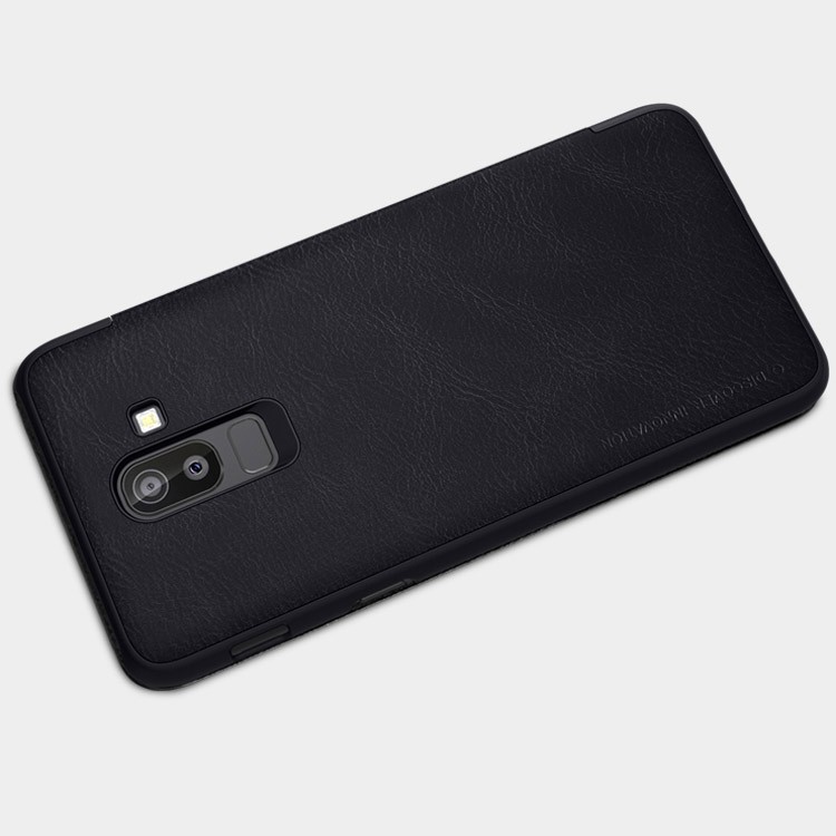 Bao Da Nillkin Qin Cho Samsung Galaxy J8 Tặng kính cường lực