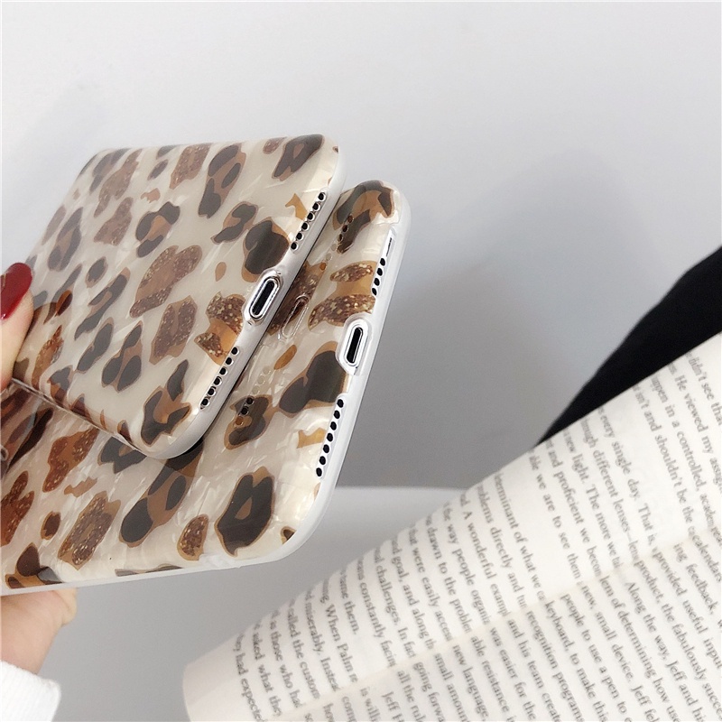 Ốp điện thoại in họa tiết da báo cho Iphone Xs Max | BigBuy360 - bigbuy360.vn