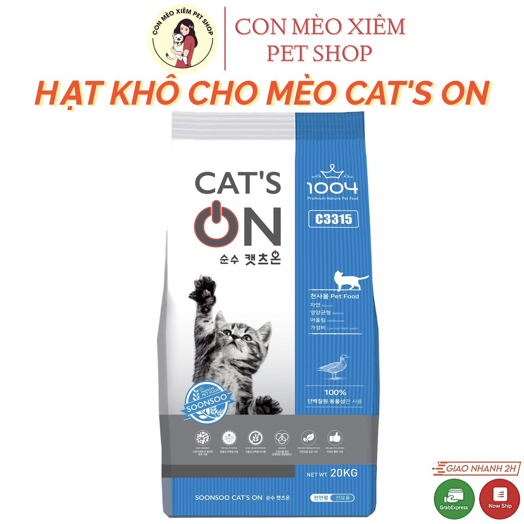 Hạt cho mèo Cat s on 500g 1kg, thức ăn khô cho mèo lớn mèo con nhỏ Con Mèo Xiêm