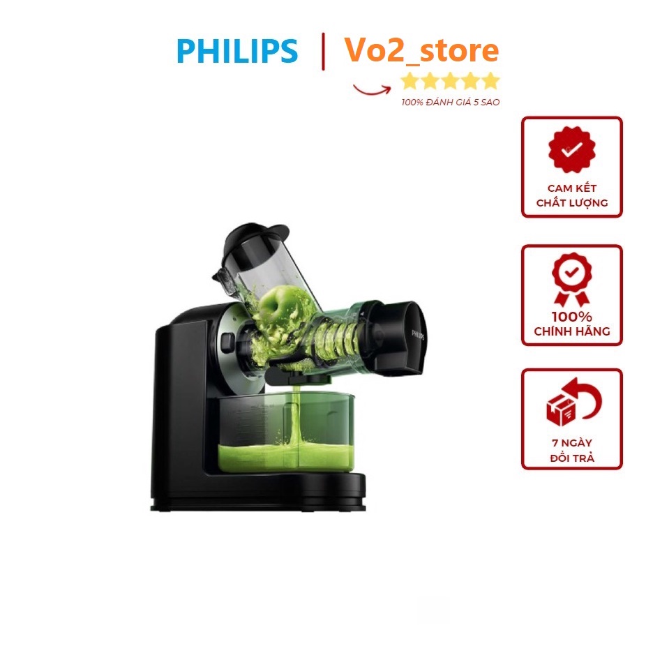 Máy ép trái cây tốc độ chậm thương hiệu cao cấp Philips HR1889/71 - BH 24 Tháng  - vo2_store