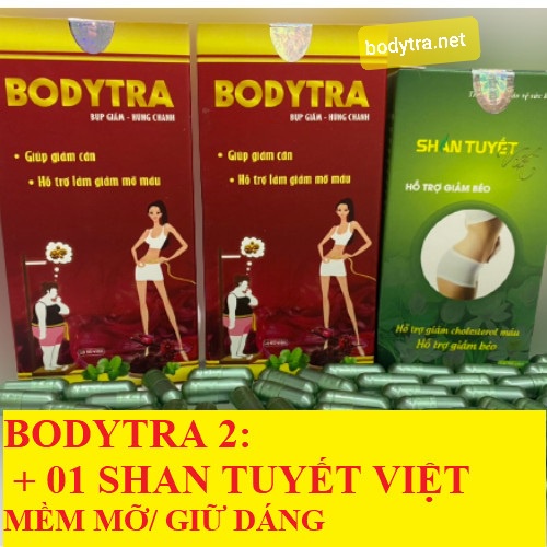 [Giảm Cân An Toàn Viện Y Học Dân Tộc] - Giảm 7-9Kg - Bodytra 1 - Tặng 30 Viên Giữ Dáng - Không Tăng Cân Lại