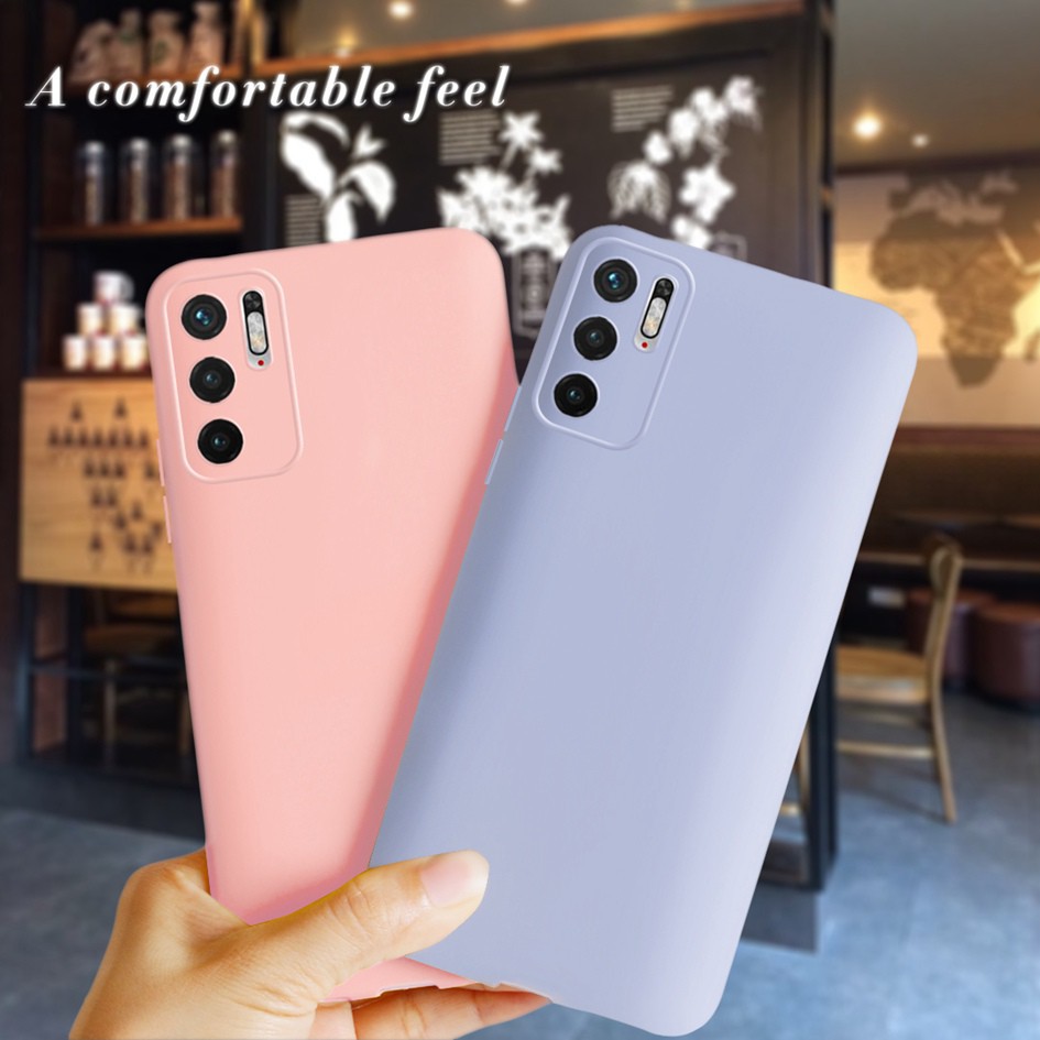 Ốp điện thoại mềm màu kẹo chống sốc dành cho Xiaomi Redmi Note 10 / Redmi Note 10 5G Note10