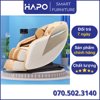 Ghế massage cao cấp Nhật Bản, mát-xa trị liệu toàn thân, công nghệ 4D, trục SL, Chế độ không trọng lực, Loa Bluetooth