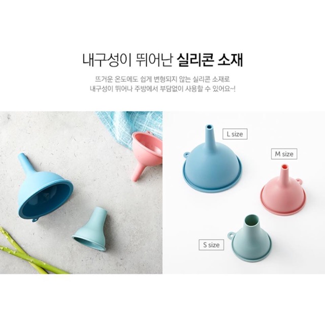 BỘ 3 PHỄU BẰNG SILLICONE LOCK&amp;LOCK - CKT212S3