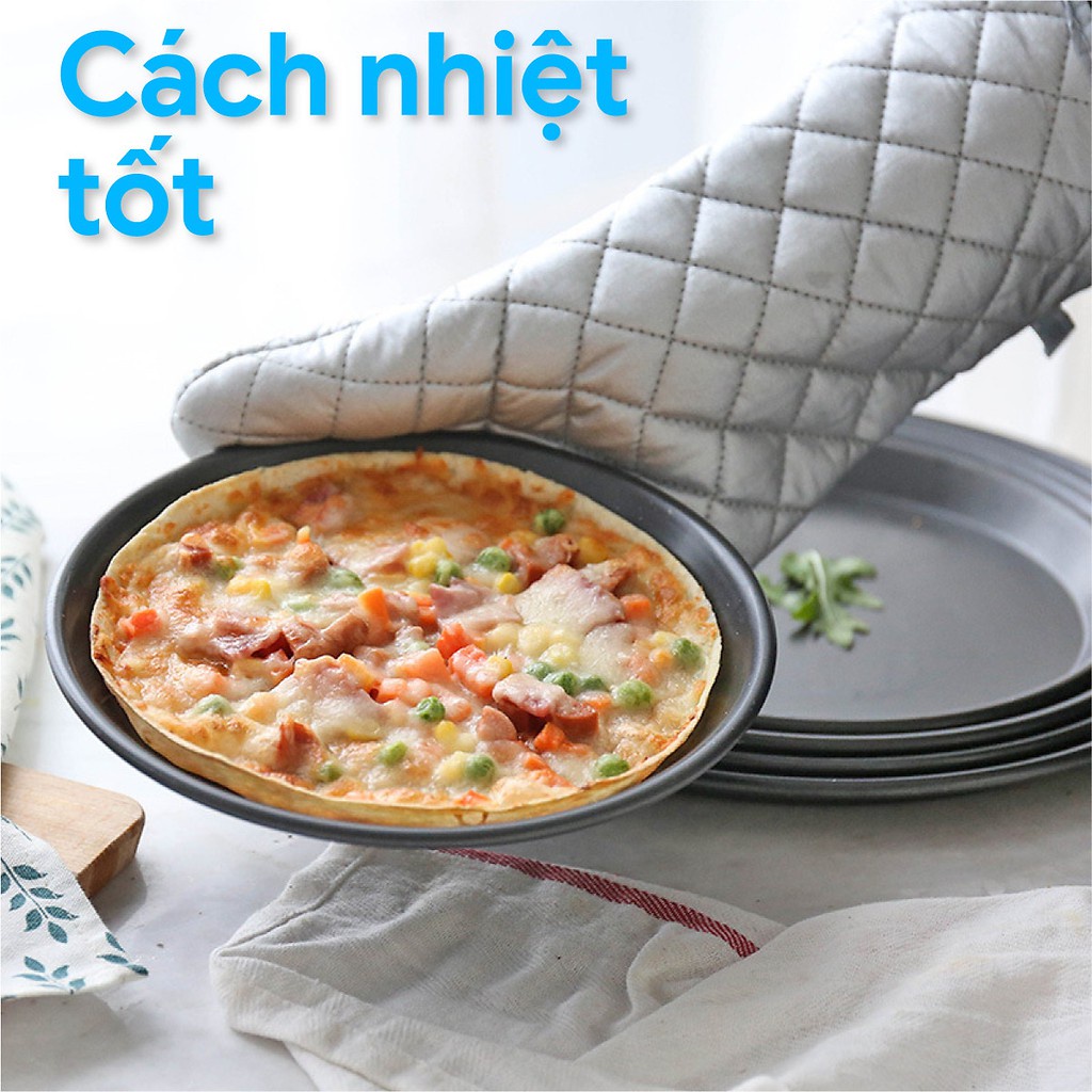 Găng tay cách nhiệt, bao tay chịu nhiệt cực dày
