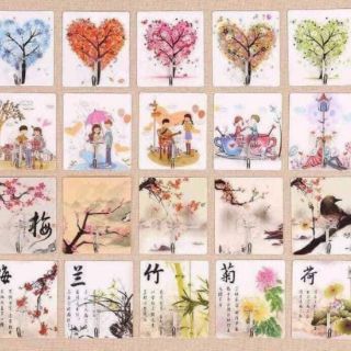 SET 10 MÓC DÁN TƯỜNG 3D SIÊU DÍNH