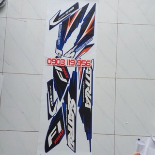 Tem rời satria xanh đen