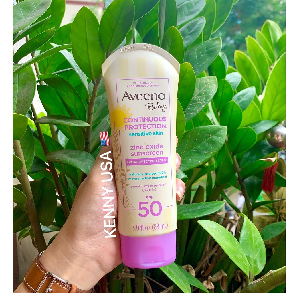 Kem Chống Nắng Cho Bé Spf50 AVEENO Continuous Protection Suncreen Lotion SPF 50 - 88mL