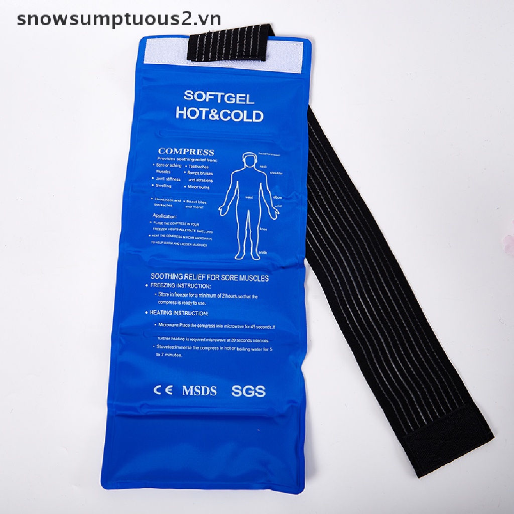 1 Túi Gel Làm Nóng Lạnh Giảm Đau Cơ Bắp Có Thể Tái Sử Dụng