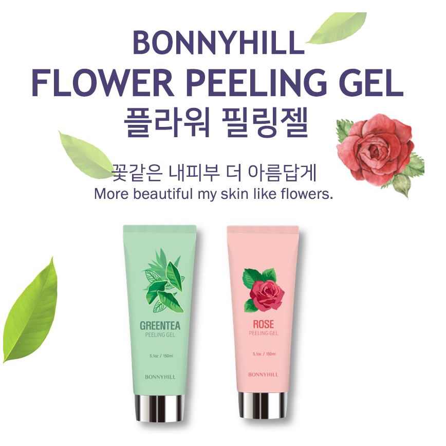 [Chính Hãng] Gel Tẩy Da Chết Mịn Săn Chắc Da Bonny Hill Hàn Quốc 150ml