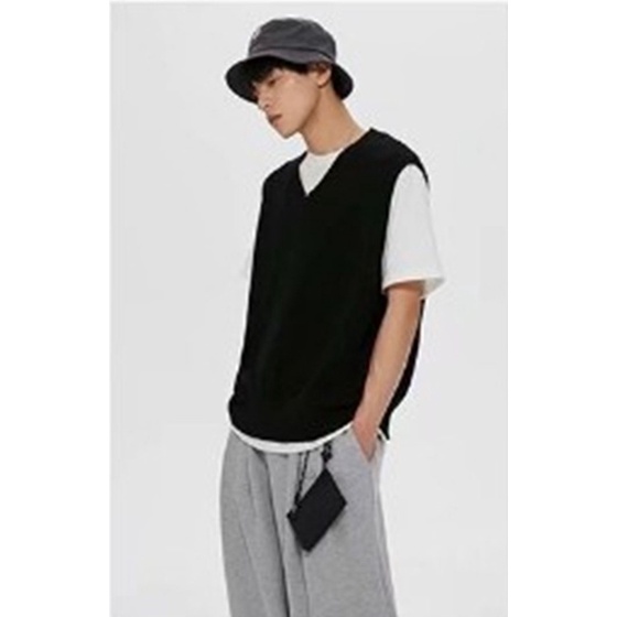 Áo thun Gi lê cổ tim chất thun đẹp Giá sỉ Unisex