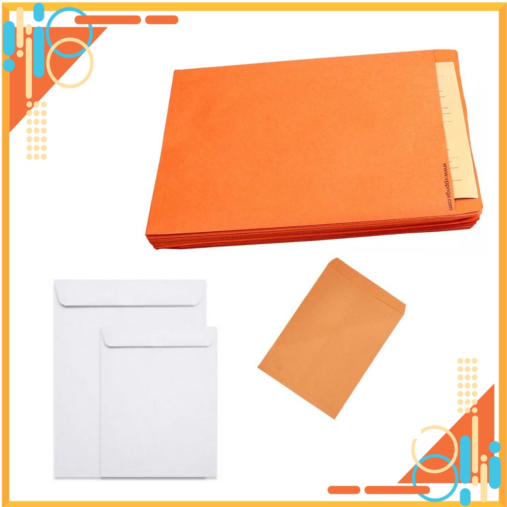 Bao thư A4,A5 Trắng - Vàng 100 cái/ xấp