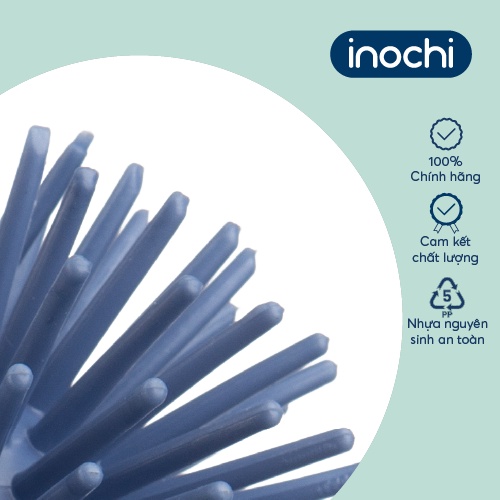 Chổi cọ toilet đầu silicone Inochi - Kirei MàuTrắng xanh/Trắng xám