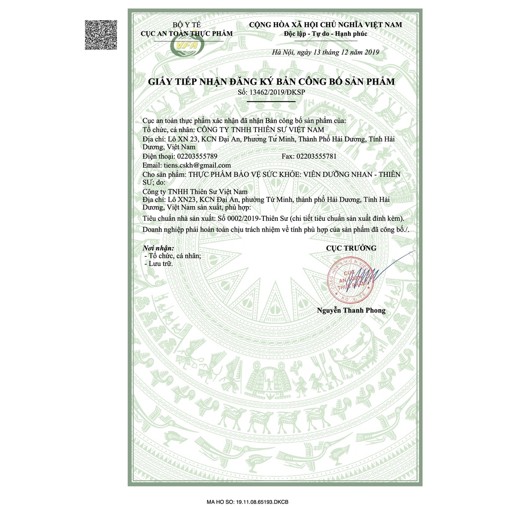 Viên dưỡng nhan Tiens Thiên Sư nữ hoàng thảo dược hộp 60 viên