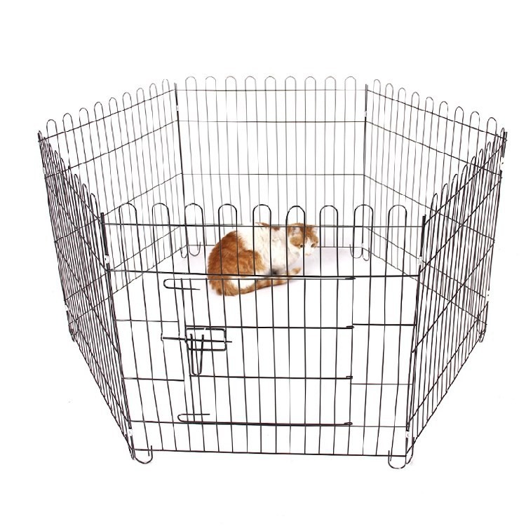 HCM-Quây chó sơn tính điện - Hàng rào 6 tấm 60x63 - cũi chó hanpet 501