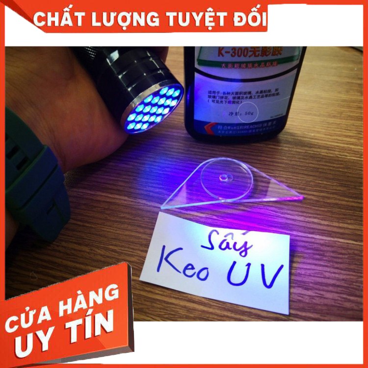Đèn UV Chuyên Dùng Sấy Keo UV, Soi Tiền, Sấy Móng 21 Bóng Led