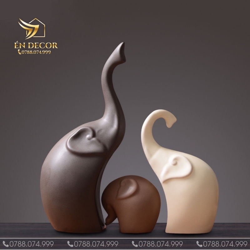 Tượng Gốm Sứ Trang Trí Nhà Cửa, Trang Trí Phòng Khách, Phòng Ngủ, Decor nhà cửa, Én Decor