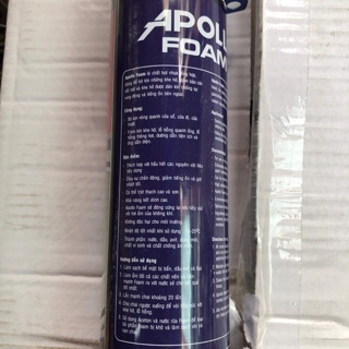 Keo bọt nở Apollo Foam (dạng vòi)