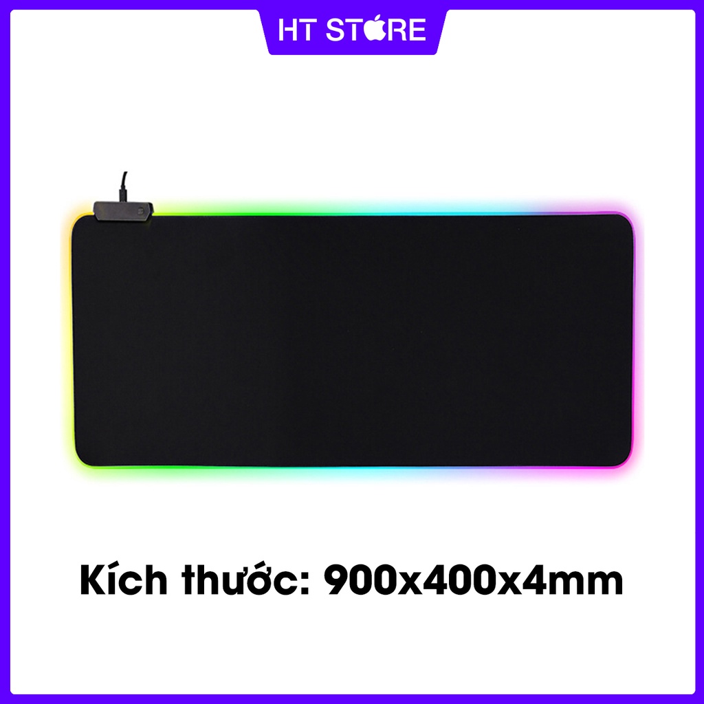 Lót chuột LED RGB, Pad chuột cỡ lớn LED RGB Gaming cao cấp