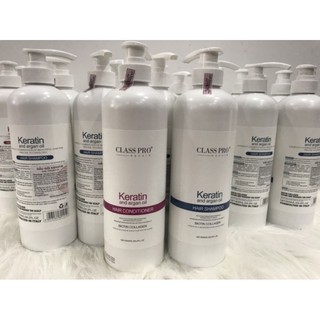 [ Hàng chính hãng ] - bộ đôi dầu gội + dầu xả class pro keratin