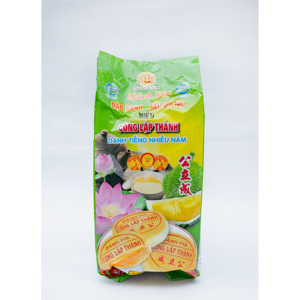 Bánh Pía Sóc Trăng Đậu Xanh Sầu Riêng Trứng (300g,350g,400g/4 cái)