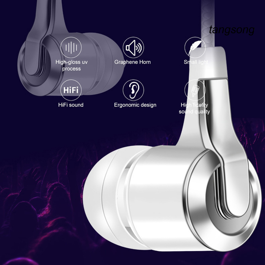 Tai Nghe Ts-Earbuds Âm Thanh Stereo Cổng 3.5mm Cho Điện Thoại