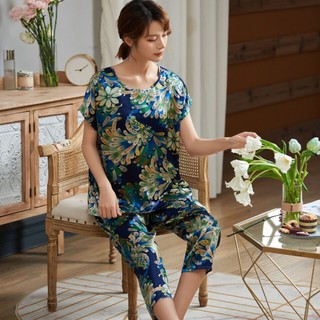 Đồ bộ vải lụa satin mát lạnh mặc nhà