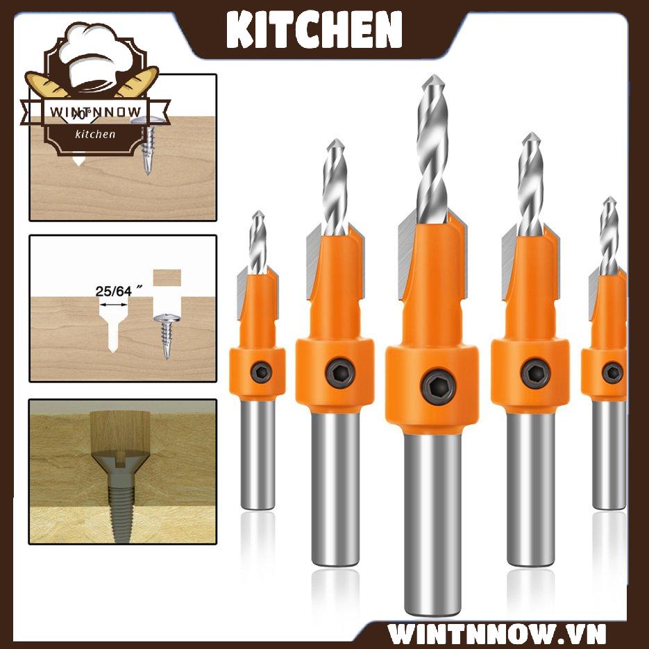 Countersink Drill Bit Set Wood Hole Drill Bit Timber Wood Working Drill Bits