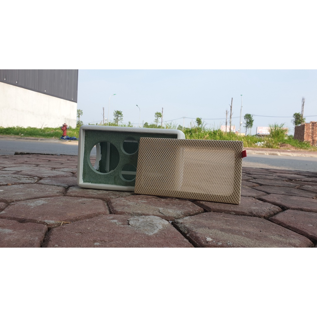 combo Vỏ box đã bọc da kiểu dáng MarshaII KT 23x14x13.5 kèm theo e căng mashall và 2 cộng hưởng 2 bên.
