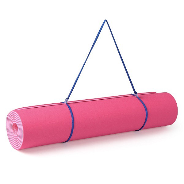 [XẢ HÀNG]Thảm Tập Yoga TPE 6mm 2 Lớp + Tặng Kèm Túi Và Dây Buộc