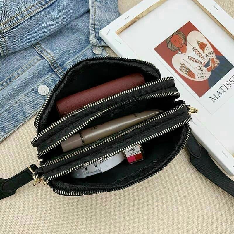 Túi đeo chéo Prada  nhiều ngăn đựng tiện lợi - FREE SHIP