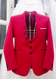 Vest 6 nút cổ trụ