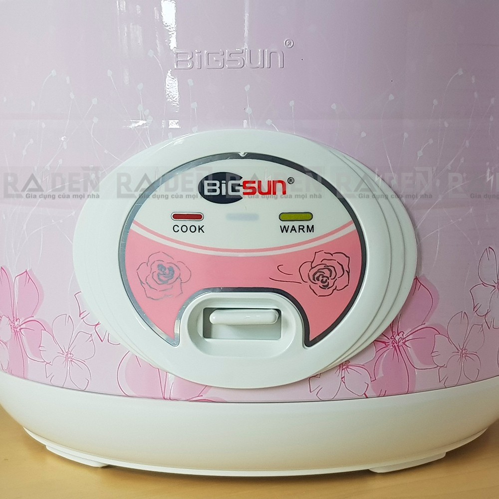 Nồi cơm điện 1.8L, công suất 700W Bigsun BR-218N - Màu ngẫu nhiên