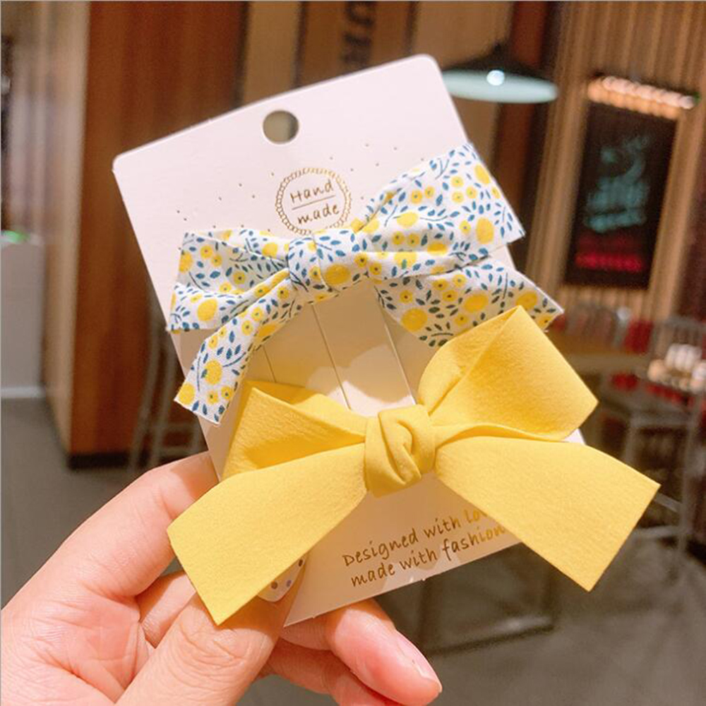 Set 2 Kẹp Tóc Xinh Xắn Dành Cho Bé Gái