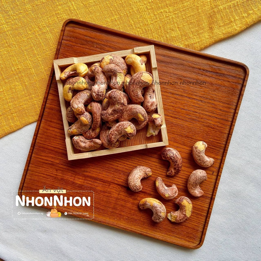 Hạt Điều Rang Muối Nguyên Vỏ (Loại 1)