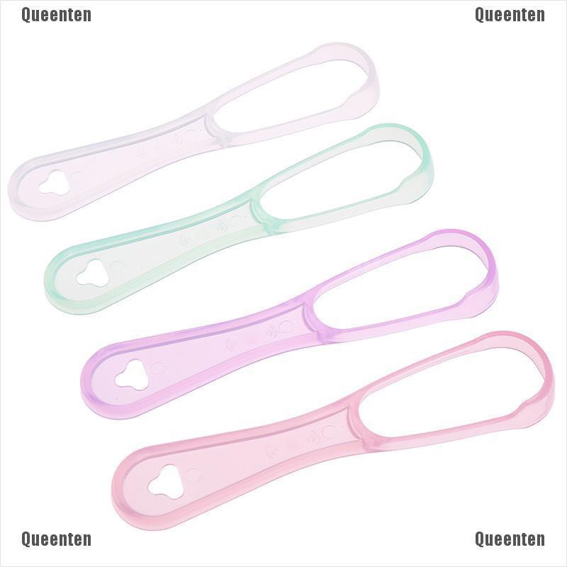 Queen Food Grade Plastic Tongue Scraper Adult Tongue Cleaner Brush Oral Oral Care