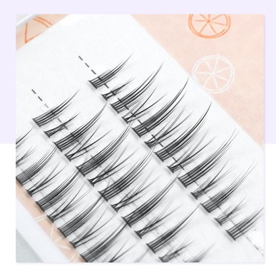 Lông Mi Giả Tự Nối Mi Chùm Mix Size 3 Hàng Size 8-12mm