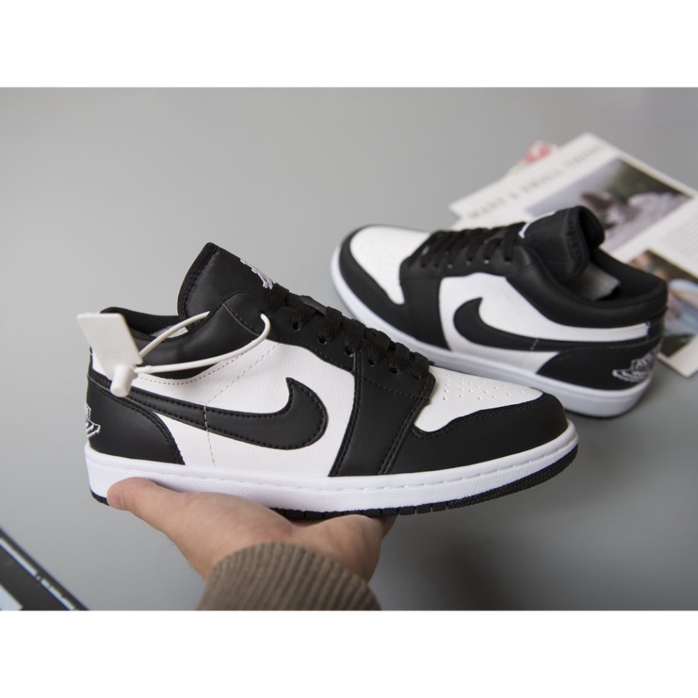 [❤Freeship❤]Giày Sneaker Nam Nữ Đen Trắng, Giày Jordan 1 JD 1 Panda Cổ Thấp Cao Cấp 2021 | BigBuy360 - bigbuy360.vn