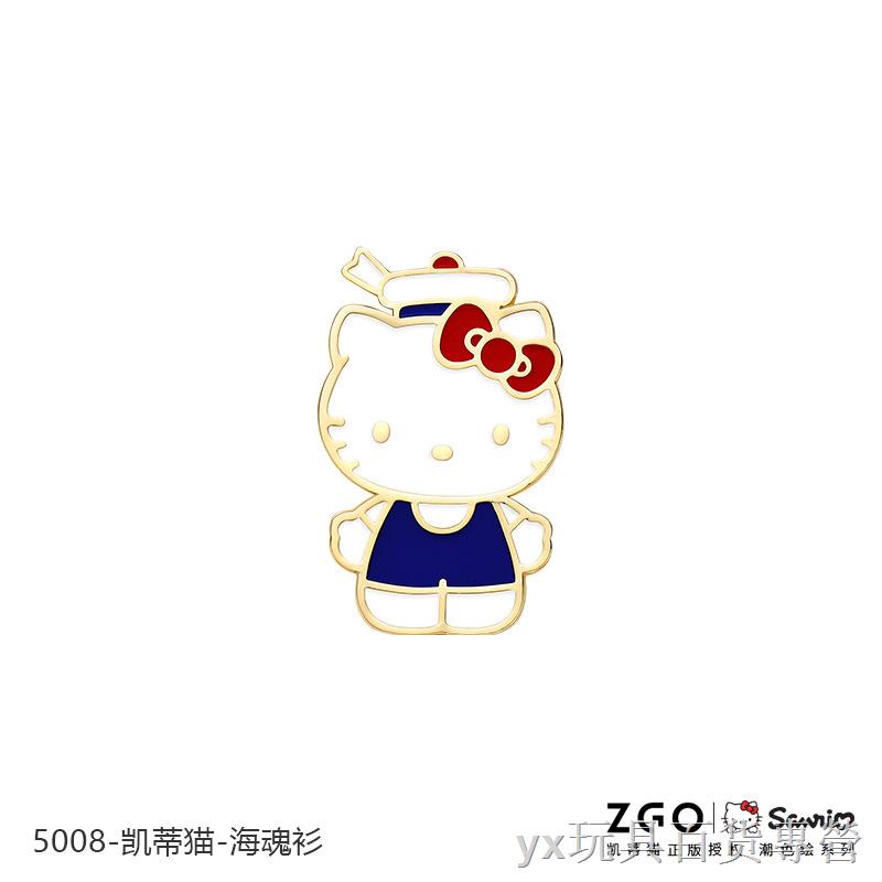 Sanrio ☞❡┋Ghim cài áo hình Hello kitty dễ thương cho nữ sinh trung học